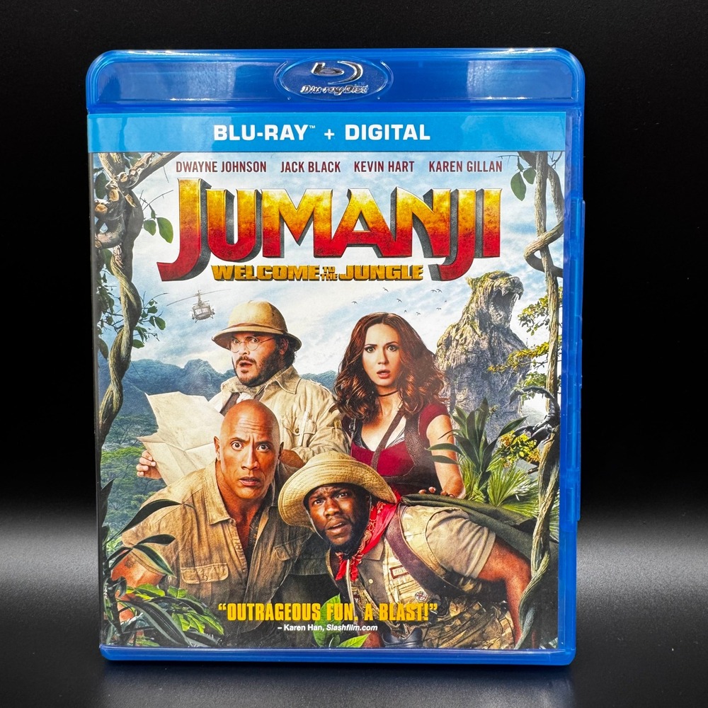 Jumanji: Welcome to the Jungle Blu-Ray - EXCELLENT‎ Condition!